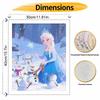 Disney Digital Oil Painting Art Kit Frozen Snow Queen Handmade Coloring Painting Home Decor