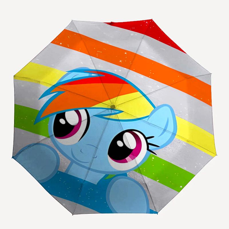 1pc My Little Pony1 Umbrella, Sun Protection, And UV Shielding. It Has Eight Sturdy Ribs for Outdoor Use And Perfect Gift