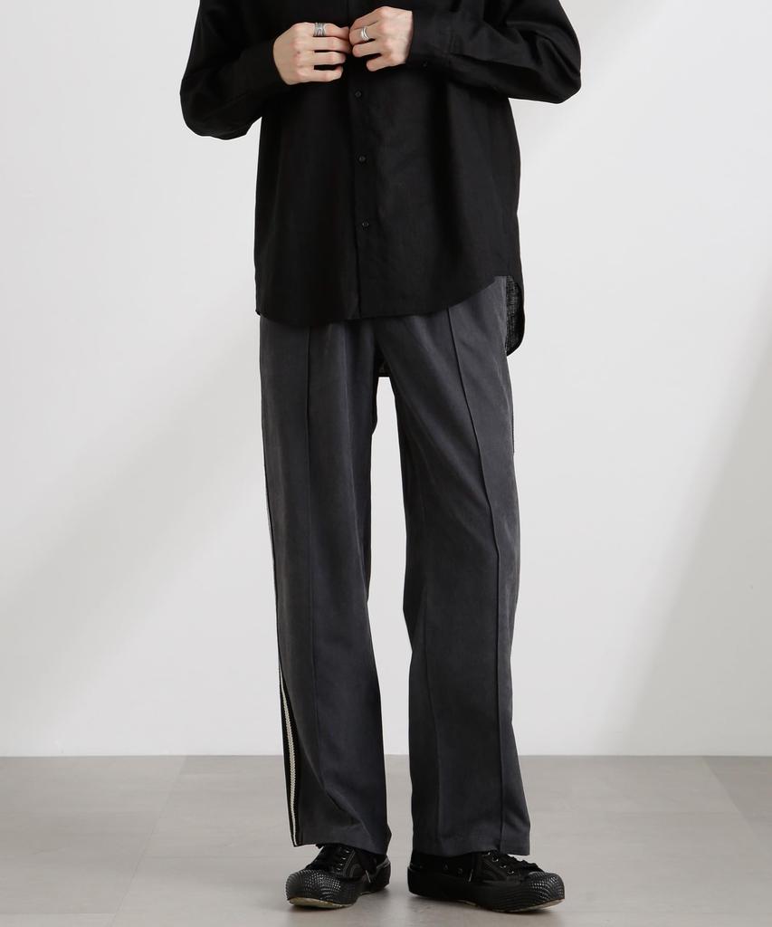 Nano Universe NORMANBROS/NORMANBROS Exclusive Track Pants, Men's, Size L, 020, Gray, 672-5127216