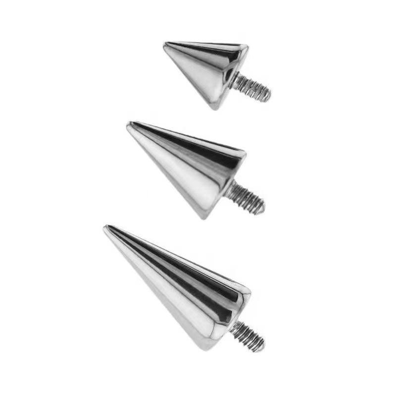 Stainless Steel Tapered Bone Screw for Clavicle, Lip, Nose, Ear - External Thread Accessory