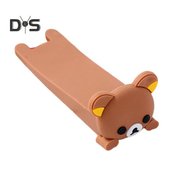 

Силиконовый дверной стопор с изображением животных из мультфильмов, настенный протектор, противоскользящий, ветрозащитный, не требующий сверления, противоударный, ковровая плитка, бетонный деревянный пол, дверной стопор G