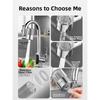 Dual-mode Operation Faucet Extender 720° Swivel Stainless Steel Core