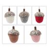 3pcs Cute Acorn Balls Multifunction Xmas Tree Pendant Crafts Wool Felt  Window