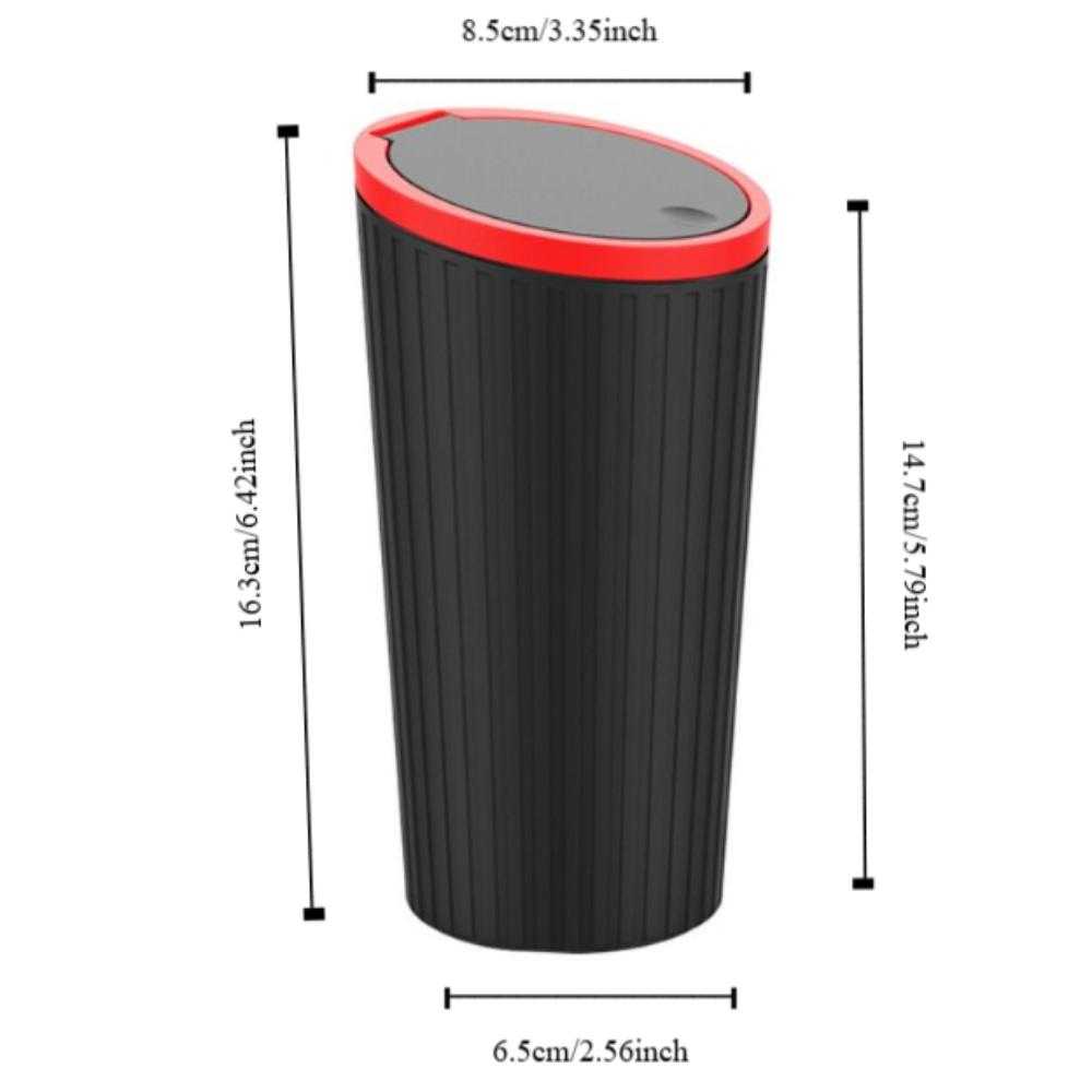 High Quality Portable Cup Holder Trash Can for Car Leak-Proof Waterproof Car Trash Bin Cup Holder Trash Can Car Interior