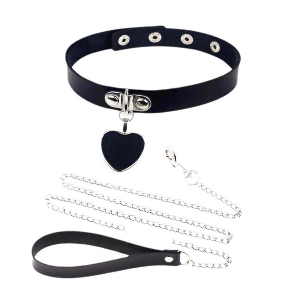 Love Neck Strap Sex Underwear Accessories Collar Maid Traction Rope Chain Japanese Flirting Necklace Couple Adult Products