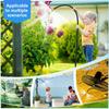 M-Modern-6FT Hose Misters For Outside Patio, Flexible Standing Portable Misting System For Garden Cooling