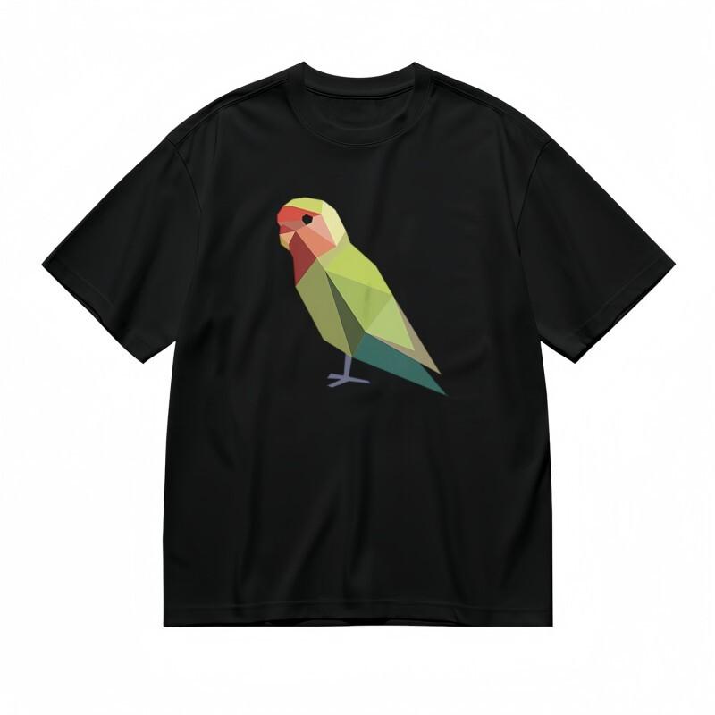 

Women s Breathable Classic T-Shirt Multicolor Avian Geometric Design Tee 3XL