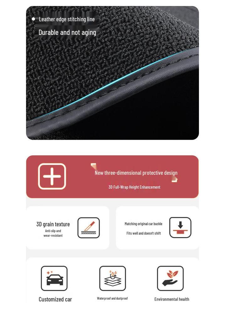 BYD Song Pro Floor Mats: Compatible with 25 Models, Full Coverage TPE, for DM/DMI Car Accessories.