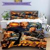 3pcs Duvet Cover Set (1*Duvet Cover + 2*Pillowcase, Without Core), Fast & Furious Print Bedding Set, Bedroom Decor, All‑Season, Gift