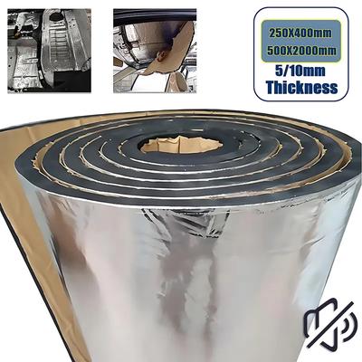 2000*500mm 5/10mm Car Soundproof Mat Proofing Deadener Heat Noise Ulation Deadening Mat Hood Closed Cell Foam Accessories