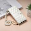 Flip Phone Case Popular for Iphone16 Mobile Phone Leather Case Crossbody Long Shoulder Strap Samsung Xiaomi OPPO