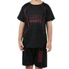 Boys Quick Dry T-Shirt Shorts Set Children Summer Athletic Breathable Running Suit 2-Piece Lightweight Sweat Comfortable