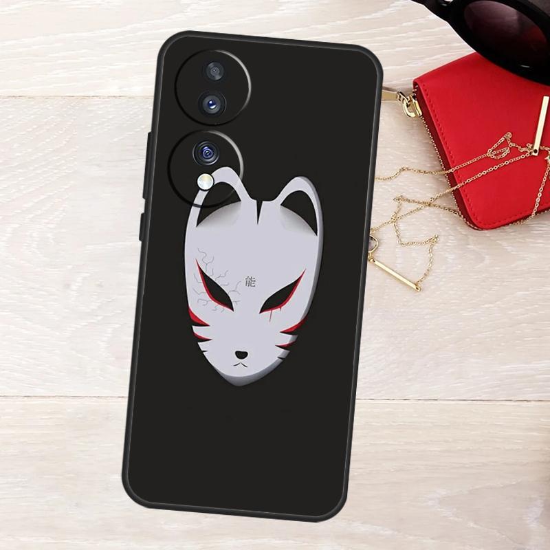 Japanese Style Fox Case For Honor Magic 8 7 5 6 Pro X9a X9b X9c X9d X8c X8b Win RT 50 70 90 200 400 Lite Cover