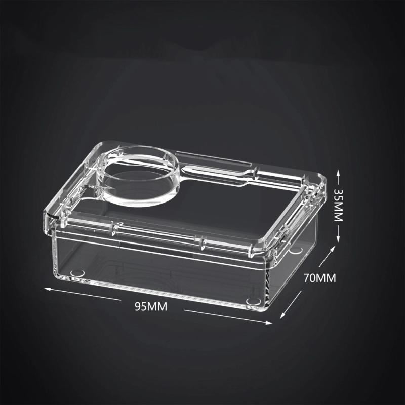 Pet Reptile Lizard Turtle Transparent Feeder Anti-Escape Food Bowl Worm Live Container Reptile Pet Bowls Feeder Pet Supplies