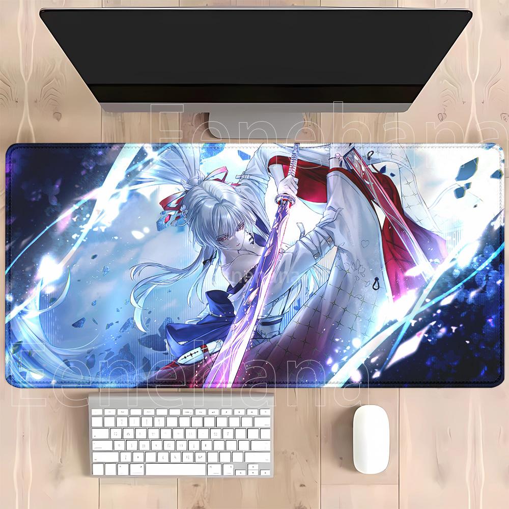Hiyuki Gaming Wuthering Waves Mousepad Pc Office Accessories Keyboard Xxl Mouse Pad Anime Sexy Girl Rubber Hd Printing Desk Mat