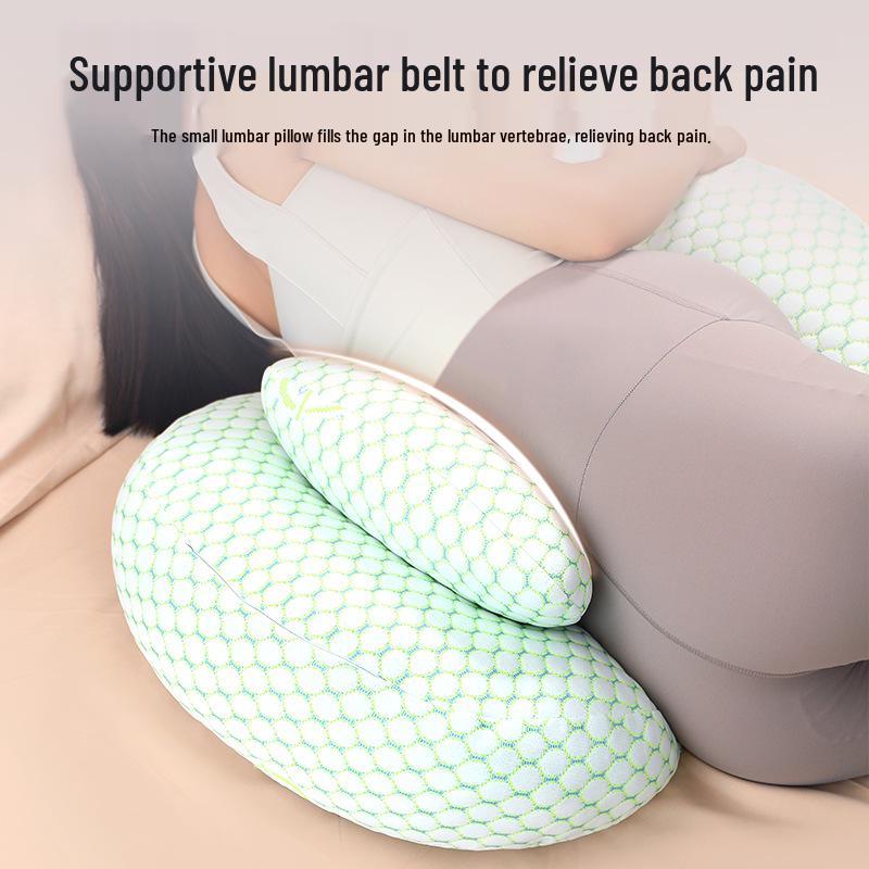 U-Shaped Pregnancy Pillow: Lumbar & Belly Support for Side Sleepers, Antibacterial & Postpartum-Friendly
