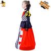 Halloween children girl queen of hearts princess dress, girls little girl queen of hearts costume cosplay