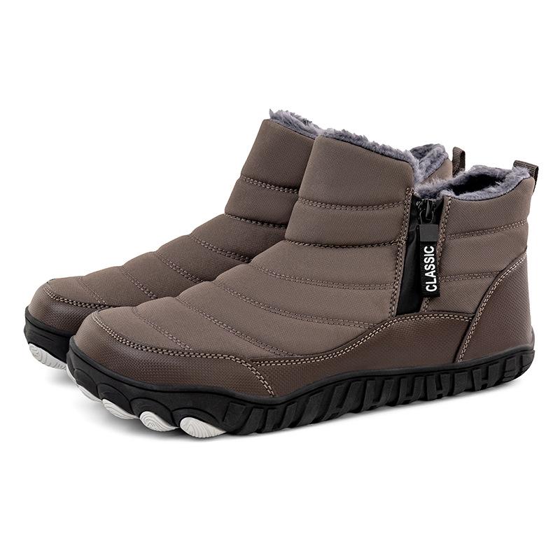 

Зимние новые сноубутсы спортивные повседневные уличные походные ботинки большого размера теплые высокие хлопковые ботинки 46 серый