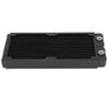 Water Cooling Radiator Red Copper Brass Steel G1 4 Thread 14 Pipes Fast Heat Dissipation Computer Radiator For 12cm Fan
