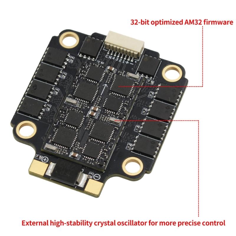 Efficient AT32F435VMT7 Piloting Flight Controller Set For Racing Drones Up To 6S Input