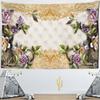 Printed Tapestry Flower Green Plant Wall Hanging Hippie Mandala Bedspread Bohemian Art Home Decor