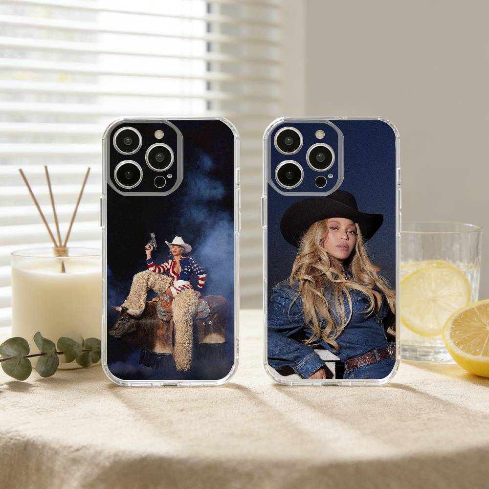 C-Cowboy C-Carter B-Beyonce Phone Case For iPhone 17 16 15 14 13 12 11 Mini Pro Max Plus Transparent Cover