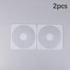 1/2/5 Stücke Transparent Kunststoff Einzelstück CD Fall Verdickt DVD Disc Box