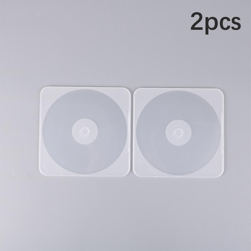 1/2/5 Stücke Transparent Kunststoff Einzelstück CD Fall Verdickt DVD Disc Box