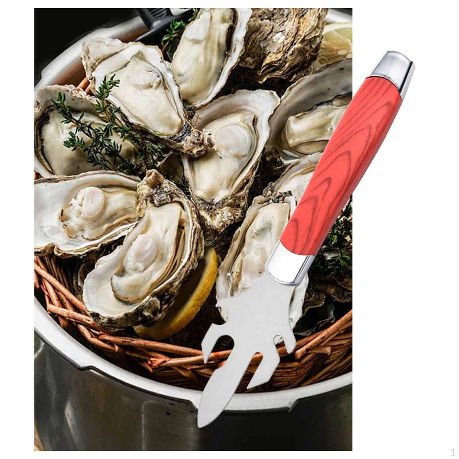 

Oyster Shucker Kitchen Gadget Compact Handheld Shucking Tool Clam Opener for Camping Outdoor