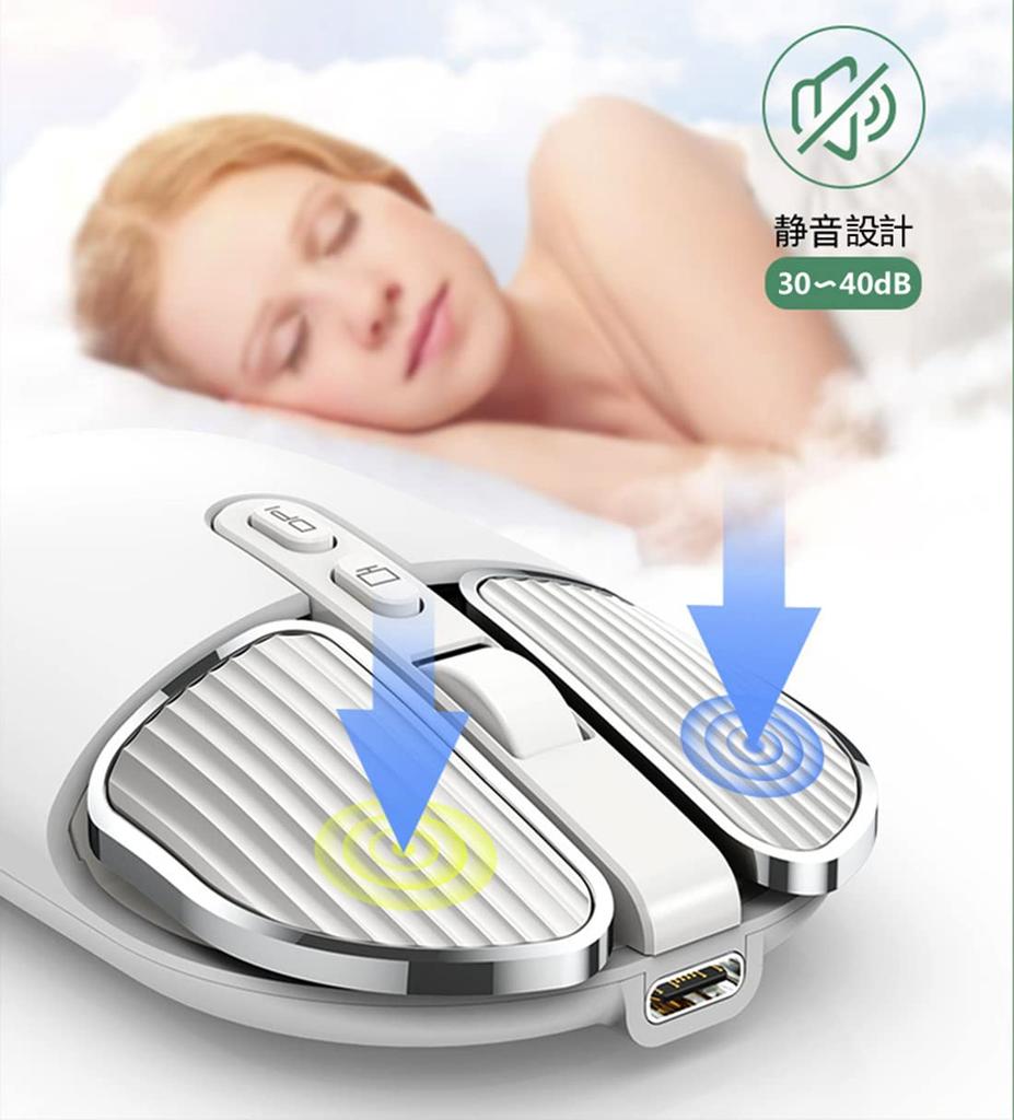 2.4GHz USB Wireless Bluetooth 5.1 Mouse, Dual Mode, Quiet, Ultra-Thin, Rechargeable, Compatible with iPhoneiPad iOS13 and Above, MacBookAndroid