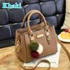 commodity Fashion Women Handbags Hairball PU Leather Totes Bag Top-handle Crossbody Bag Shoulder Bag