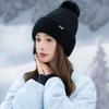 New Velvet Thickened Ear Protector Hat Women's Autumn and Winter Solid Color Cold-proof Knitted Wool Hat Cycling