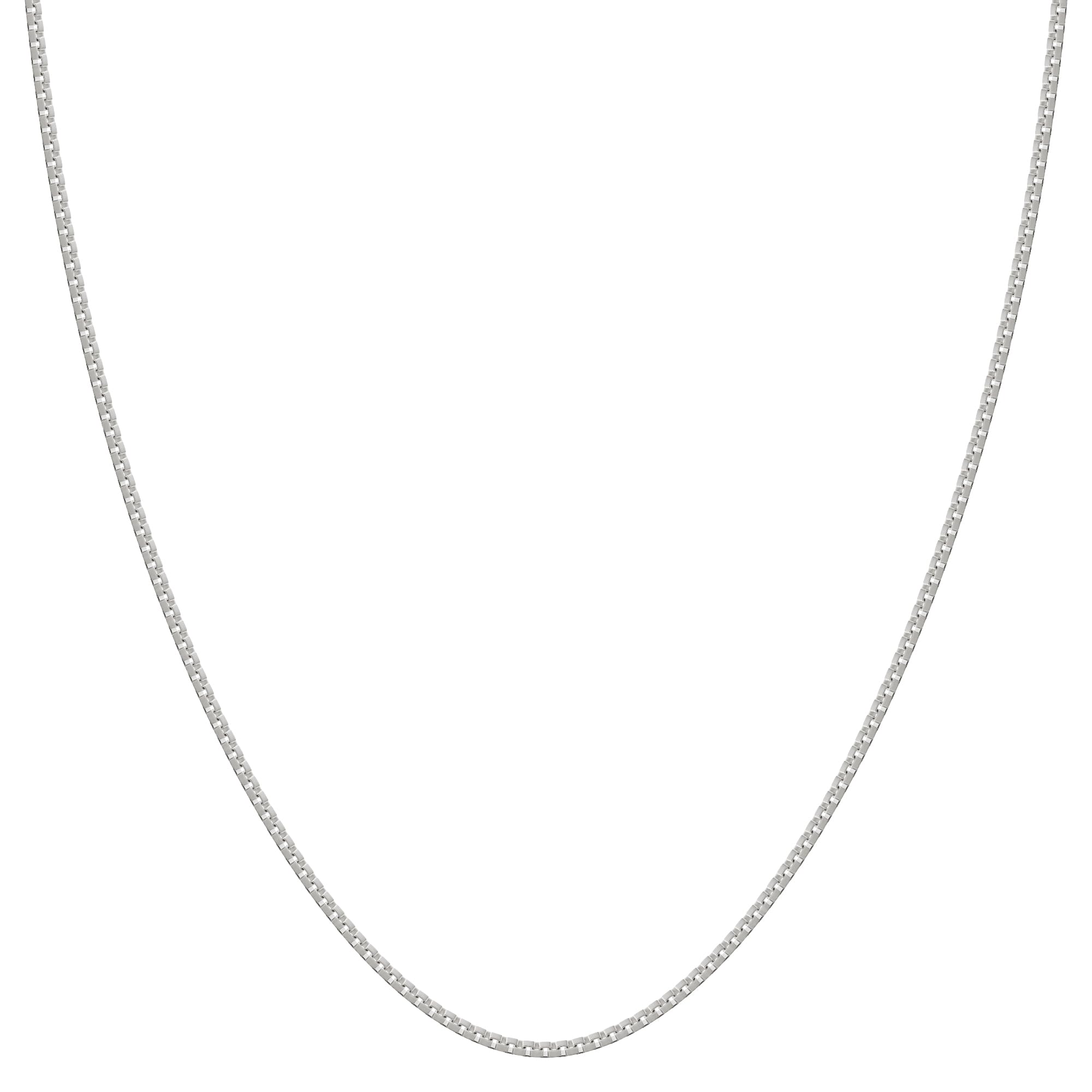 

[Shinjuku Gin no Kura] Silver 925 Venetian Chain, Approx. 1.2mm Wide, 50cm Long, Chain Necklace for Men and Women, Delicate, Thin, and Simple