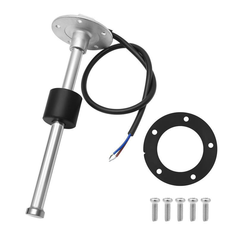 52MM Fuel Level Gauge with Fuel Level Sensor 100MM 125MM 150MM 200MM 250MM 400MM 0-190ohm Oil Liquid Tank Fuel Level Indicator