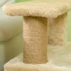 Adjustable Cat Steps, with House & Hanging Toy Ball - Beige