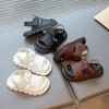 Boys Girls Sandals Toes Capped Anti-kicked Kids Beach Shoes Non-slip Soft Sole 2025 Summer New Children Sports Sandals Fashion