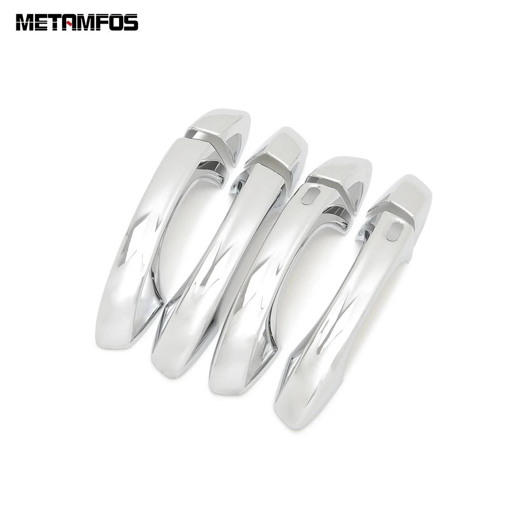 For Volkswagen VW Atlas Teramont 2017- 2024 Chrome Side Door Handle Cover Trim Protector Exterior Accessories Car Styling