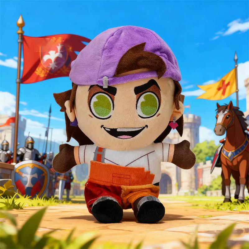 New Cute Creative Anime KNIGHTS OF GUINEVERE Plush Hugging Sleep Doll Cartoon Movie Figure Peripheral Toy Gift For Kids