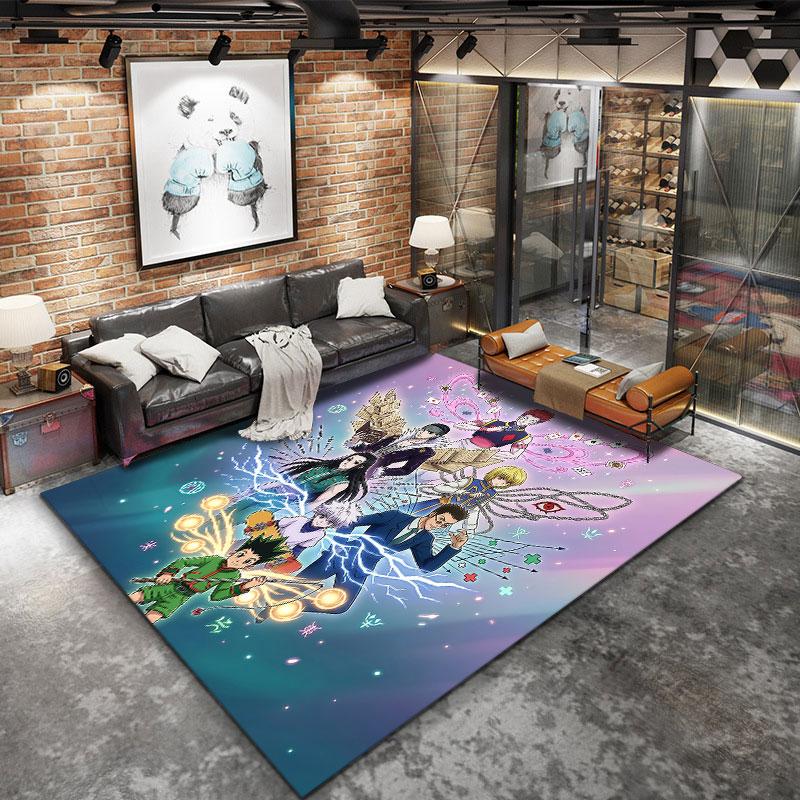 Hunter X Hunter Carpet Rug For Living Room Bedroom Home Sofa Decoration Kids Play Nonslip Floor Mat
