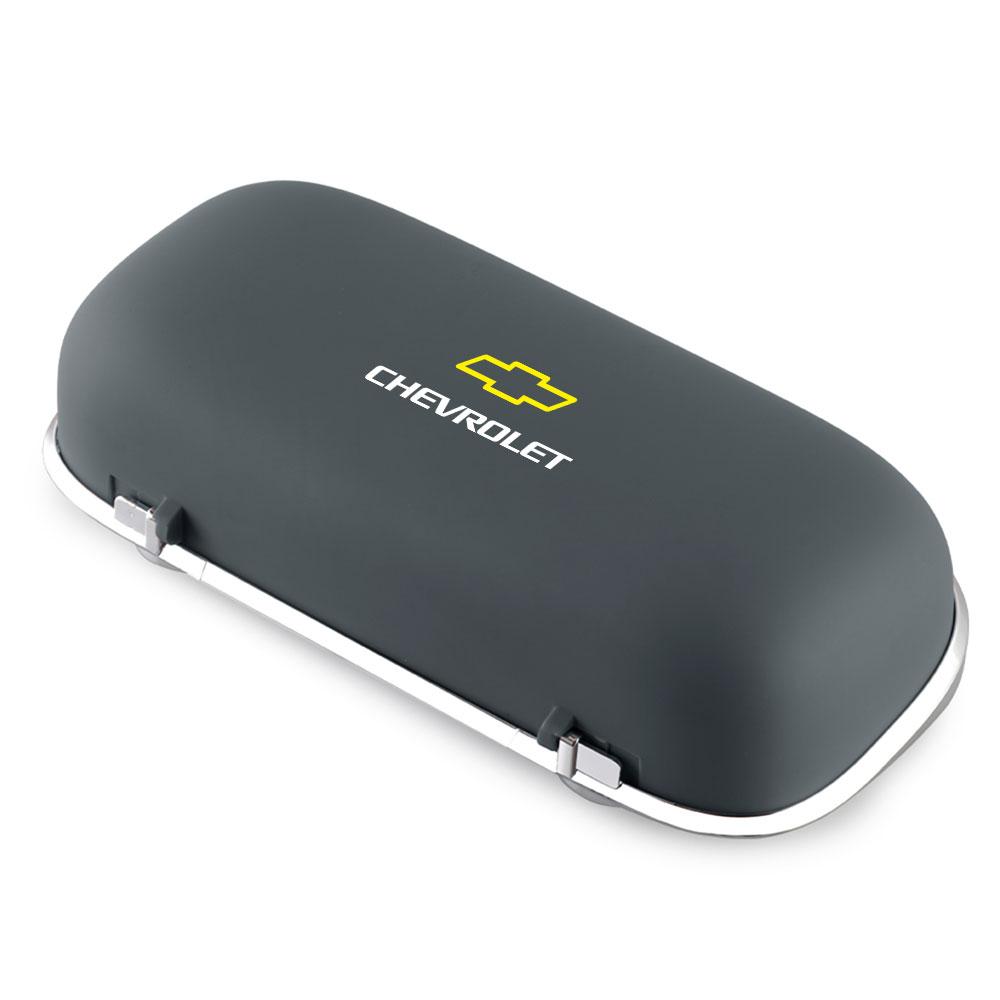 

ABS Car Eyeglass Storage Box Visor Sunglasses Bank Card Ticket Clip For Chevrolet Cruze Sonic Spark 3 Camaro Colorado Volt Aveo