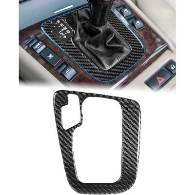 Středové ovládání z pravého uhlíkového vlákna Dekorace krytu ovládacího panelu řadicí páky Vhodné pro Bmw 3 Series E46 Lepicí panel řadicí páky Vnitřní dekorace
