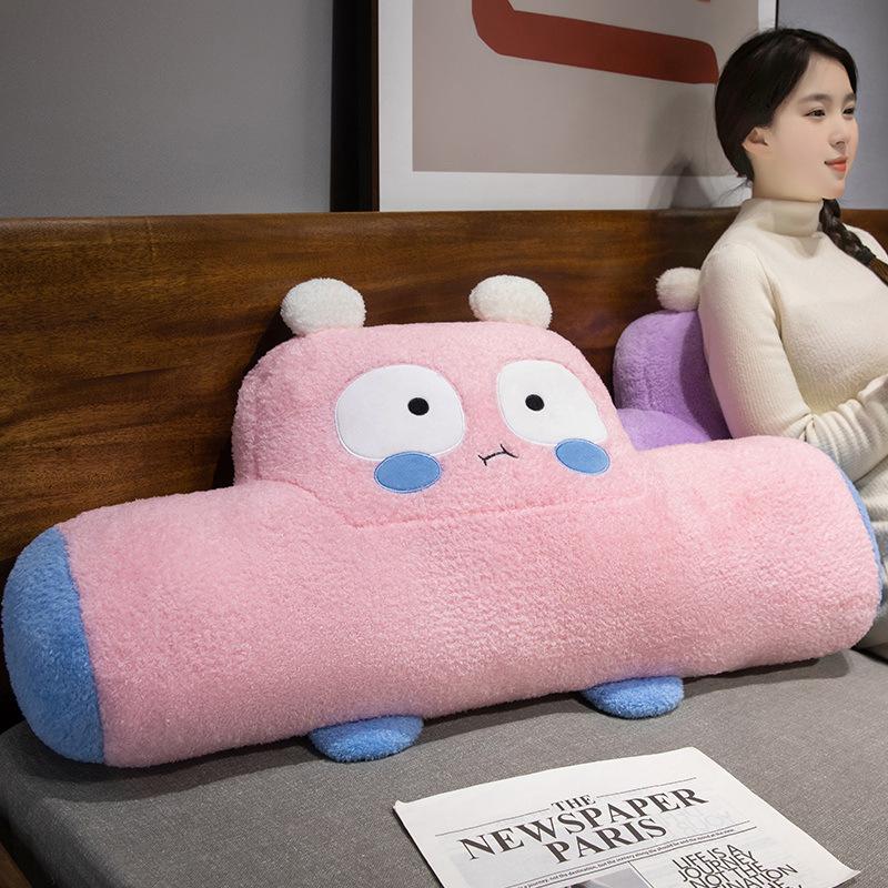 Cartoon Car Cushion Home Bedside Long Pillow Office Seat Waist Cushion Girls Use Sleeping Pillow