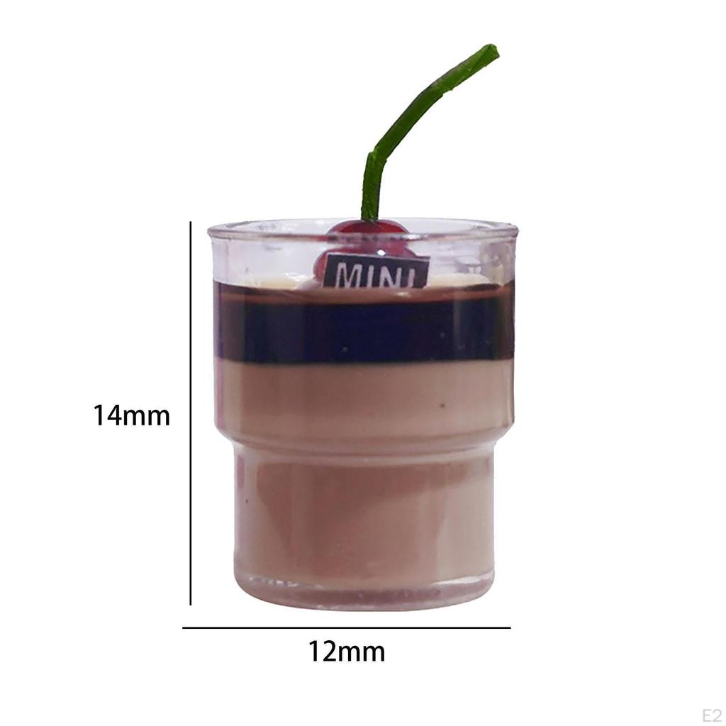 1/6 1/12 Dollhouse Mousse Cup Model Dessert Adornment Toy Simulated Realistic Appetizer DIY
