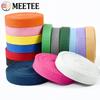 20-50mm Meetee 4M Polyester Cotton Webbings Bands Canvas Strap Tapes for Backpack Clothes Seat Belt Sewing Ribbons Accessories