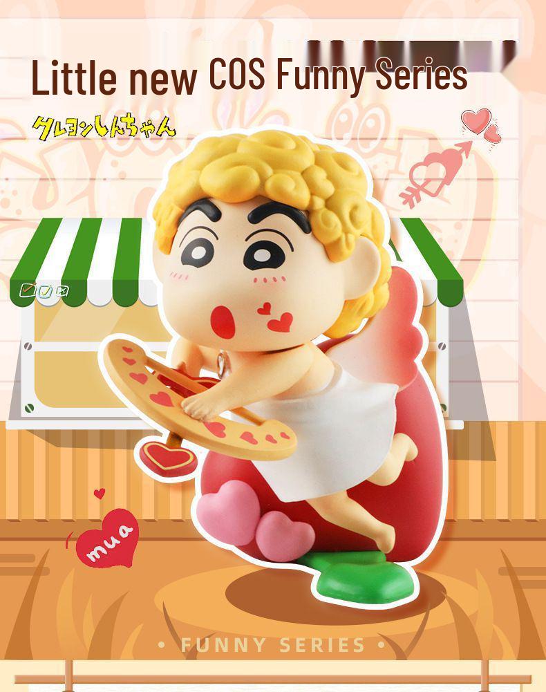 Crayon Shin-chan Blind Box Figure: Trendy, Funny, Cute Desktop Doll Birthday Gift.