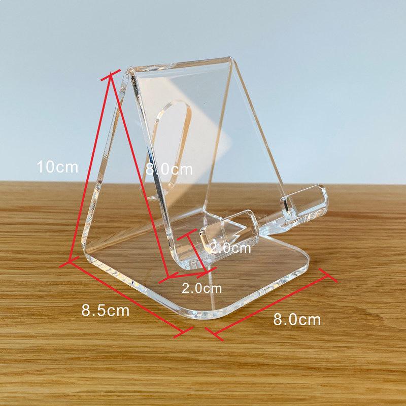 

Acrylic Display Stand for Phone Cases and Jewelry - Transparent Storage Tray Shelf