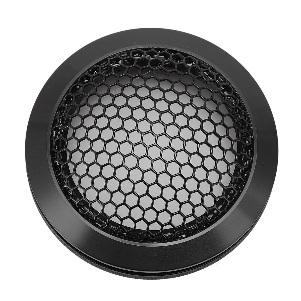 2Pcs Round Speaker Grill OD 64mm Subwoofer Guard Universal Car Speaker Cover  Automotive Use