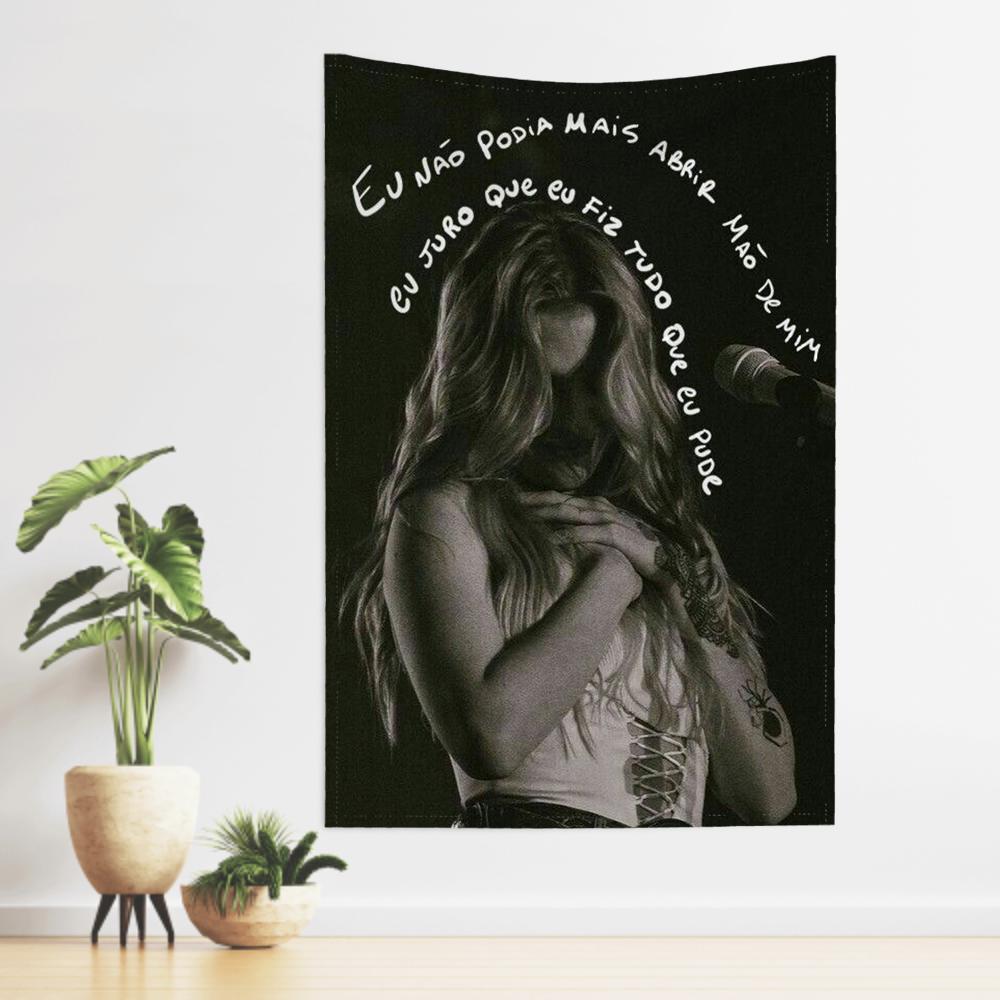 Brazilian Singer SSongwriters Luisa SSonza Tapestry Room Decor Wall Cloth Party Hanging Background Room Decor Baby Room