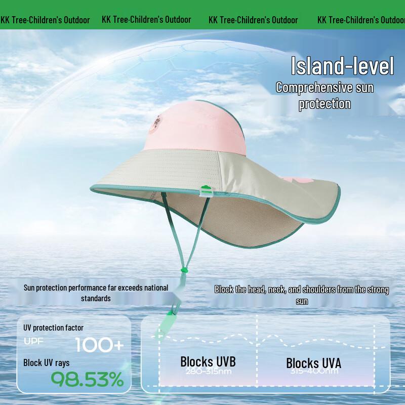 Kocotree Kids UV Protection Sun Hat with Large Brim