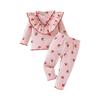 Kids Casual Long-Sleeve Set, Comfortable Daily Wear Outfits
